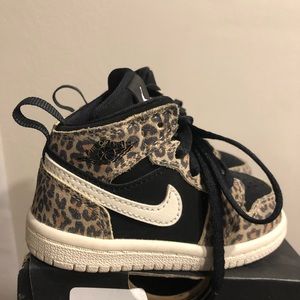Nike Jordan 1 Mid “Cheetah”- Size 5c
